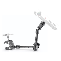 Adjustable Friction Power Articulating Arm and Large Super Clamp for Portable Projectors Up to 2Kg
