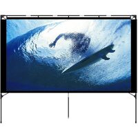 Outdoor Vamvo 80" 4K HD Projector Screen with Stand, Portable & Foldable